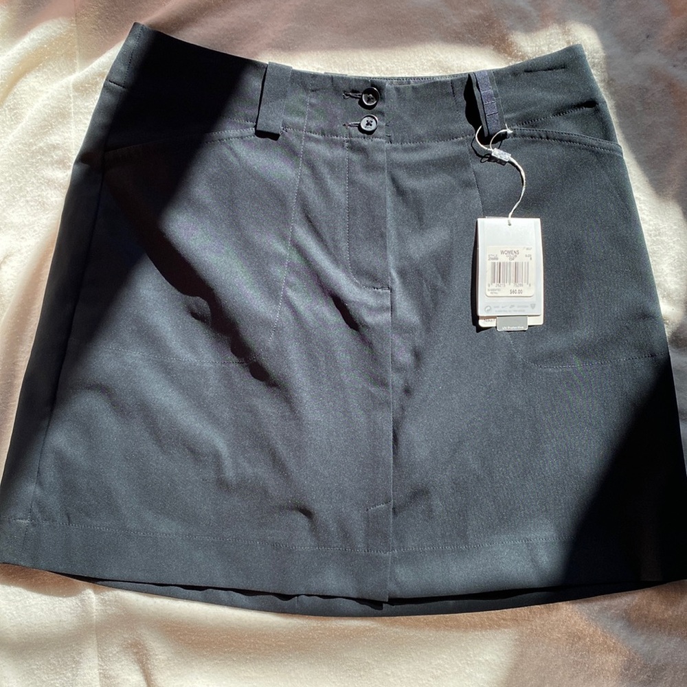 Black Nike Fit Dry Golf Skort